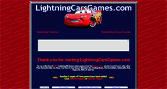 Desktop Screenshot of lightningcarsgames.com